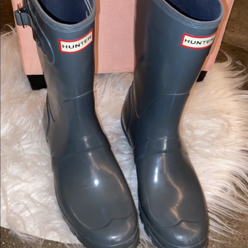 grey hunter mid shin boots
